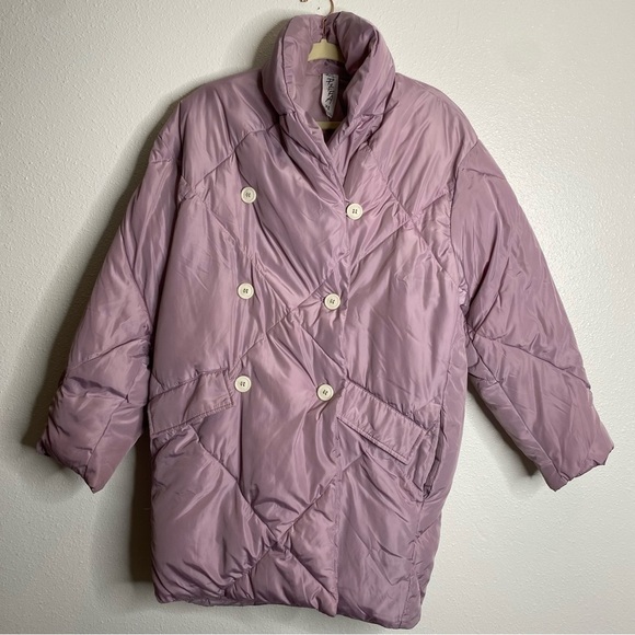 Free People Lilac Puffer Jacket - Picture 9 of 14